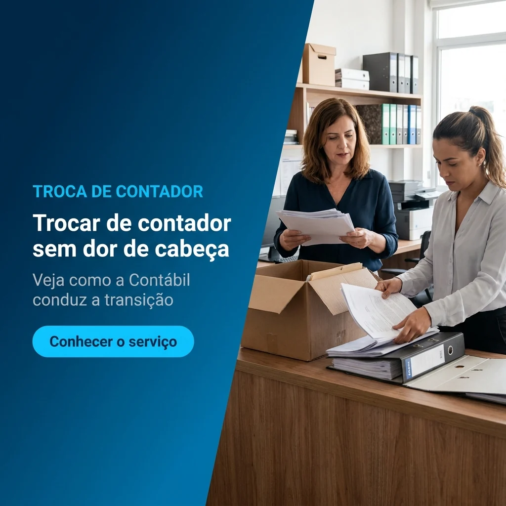 Veja como a Contábil conduz a troca de contador