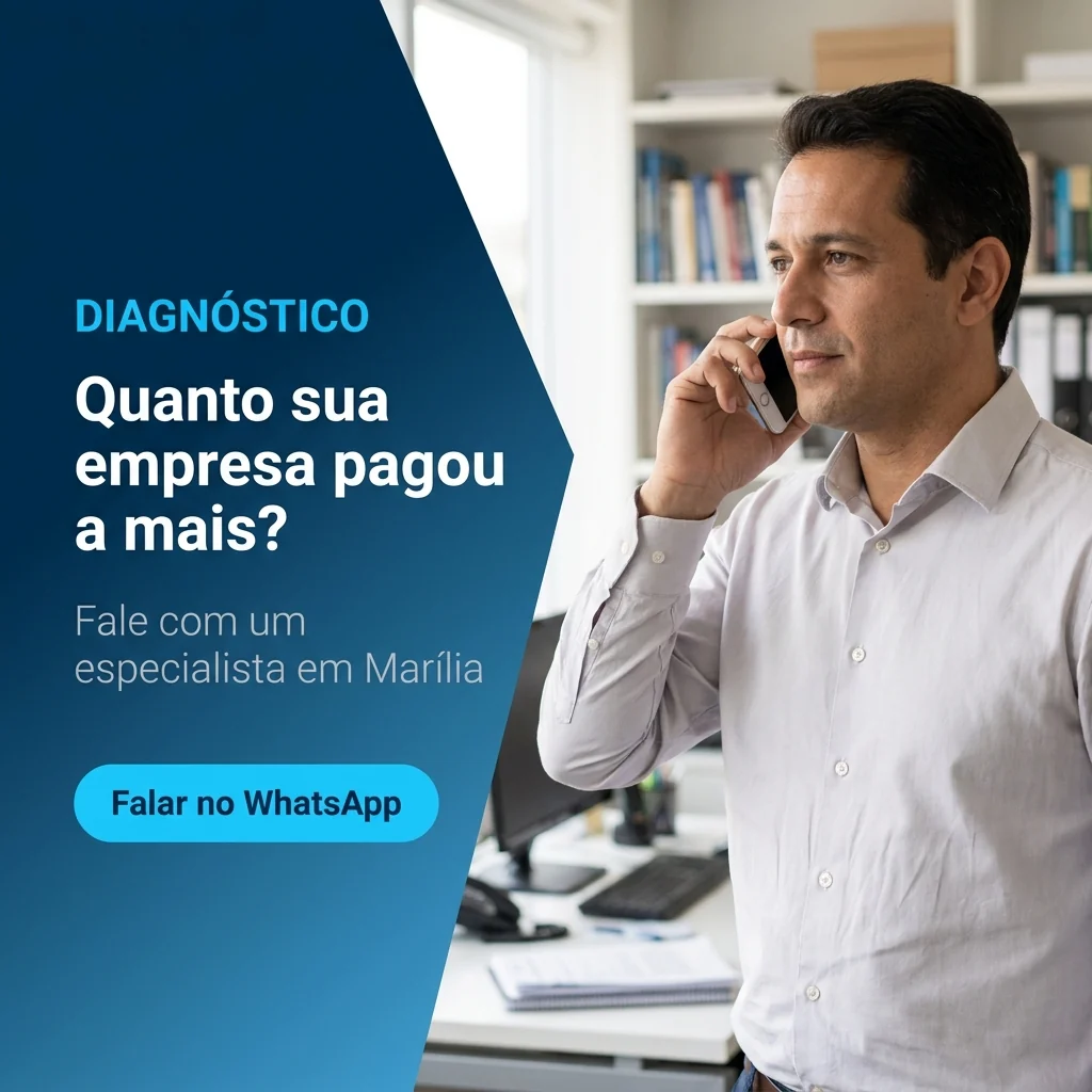Peça um diagnóstico de créditos tributários no WhatsApp